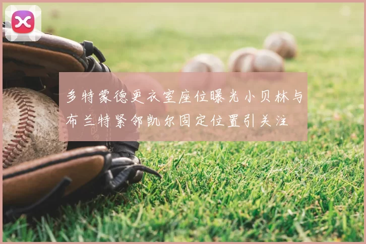 多特蒙德更衣室座位曝光小贝林与布兰特紧邻凯尔固定位置引关注