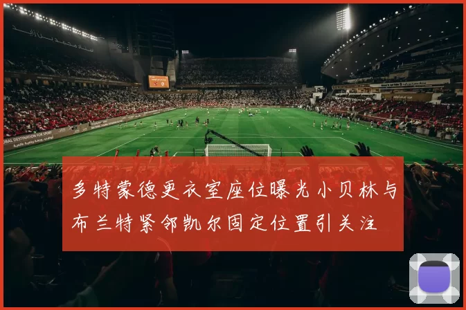 多特蒙德更衣室座位曝光小贝林与布兰特紧邻凯尔固定位置引关注