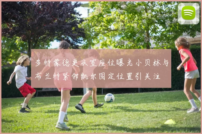 多特蒙德更衣室座位曝光小贝林与布兰特紧邻凯尔固定位置引关注